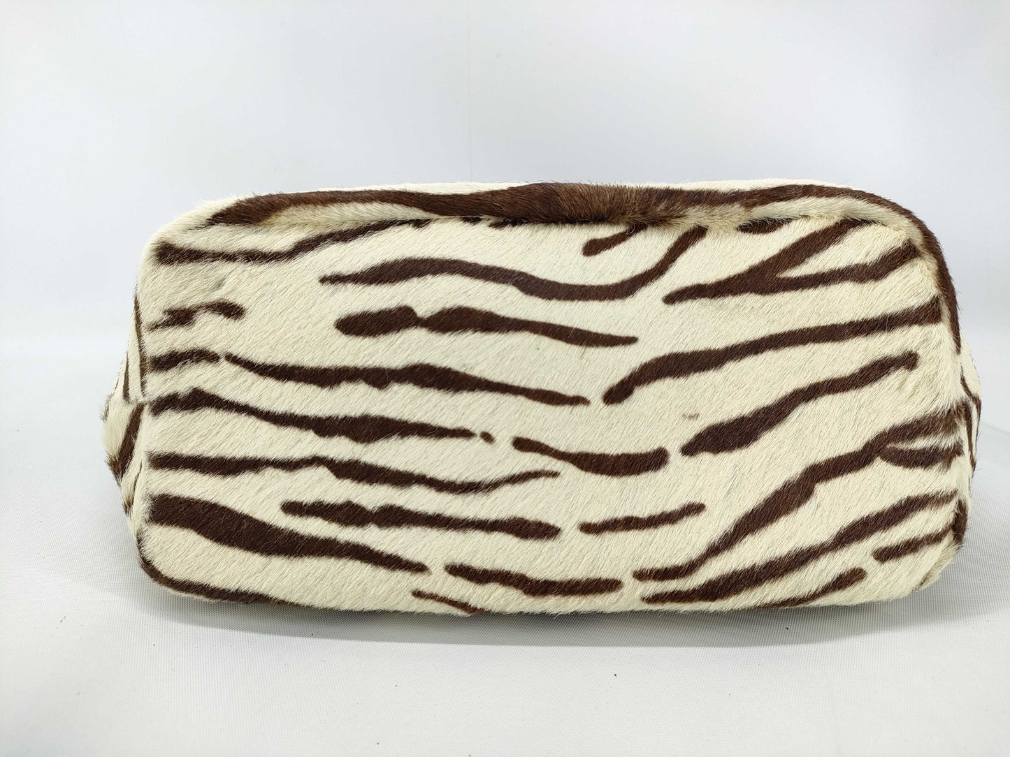 PRADA Prada Harako Accessory Pouch Zebra Handbag