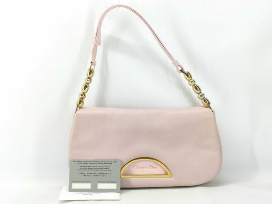 Dior Marispearl All Leather Pink Handbag