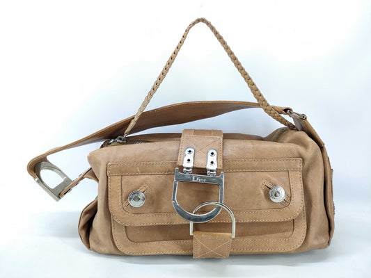 Dior Flight Line One-Shoulder Bag, Brown Leather Shoulder Bag