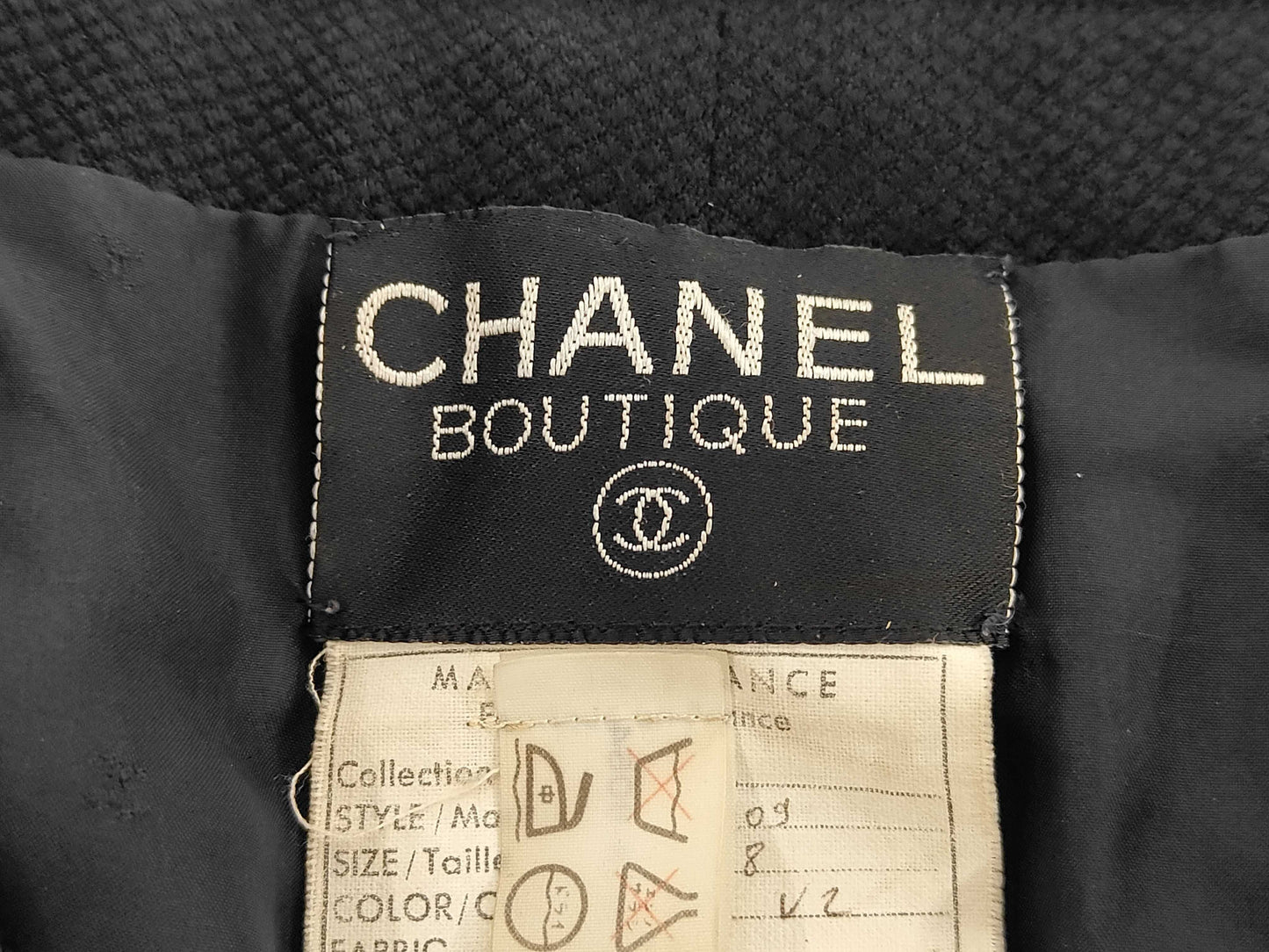 CHANEL Wool Set with Gold Buttons Other Apparel