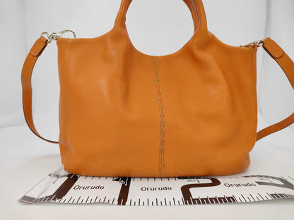 TODS Leather 2-way Handbag Shoulder Bag Bag