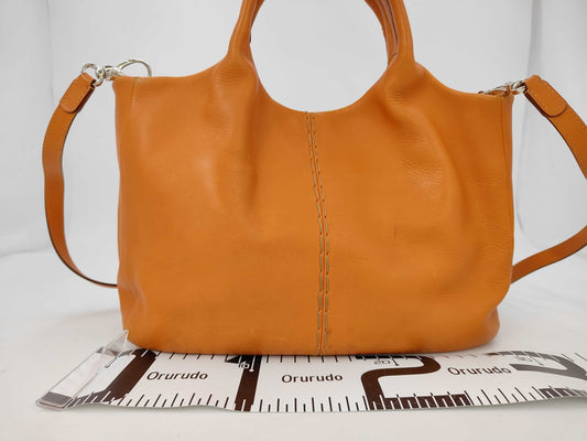 TODS Leather 2-way Handbag Shoulder Bag Bag
