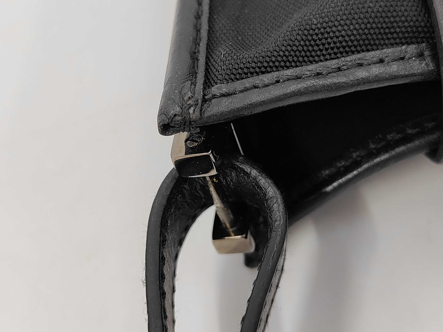 GUCCI Jackie Nylon and Leather Shoulder Bag