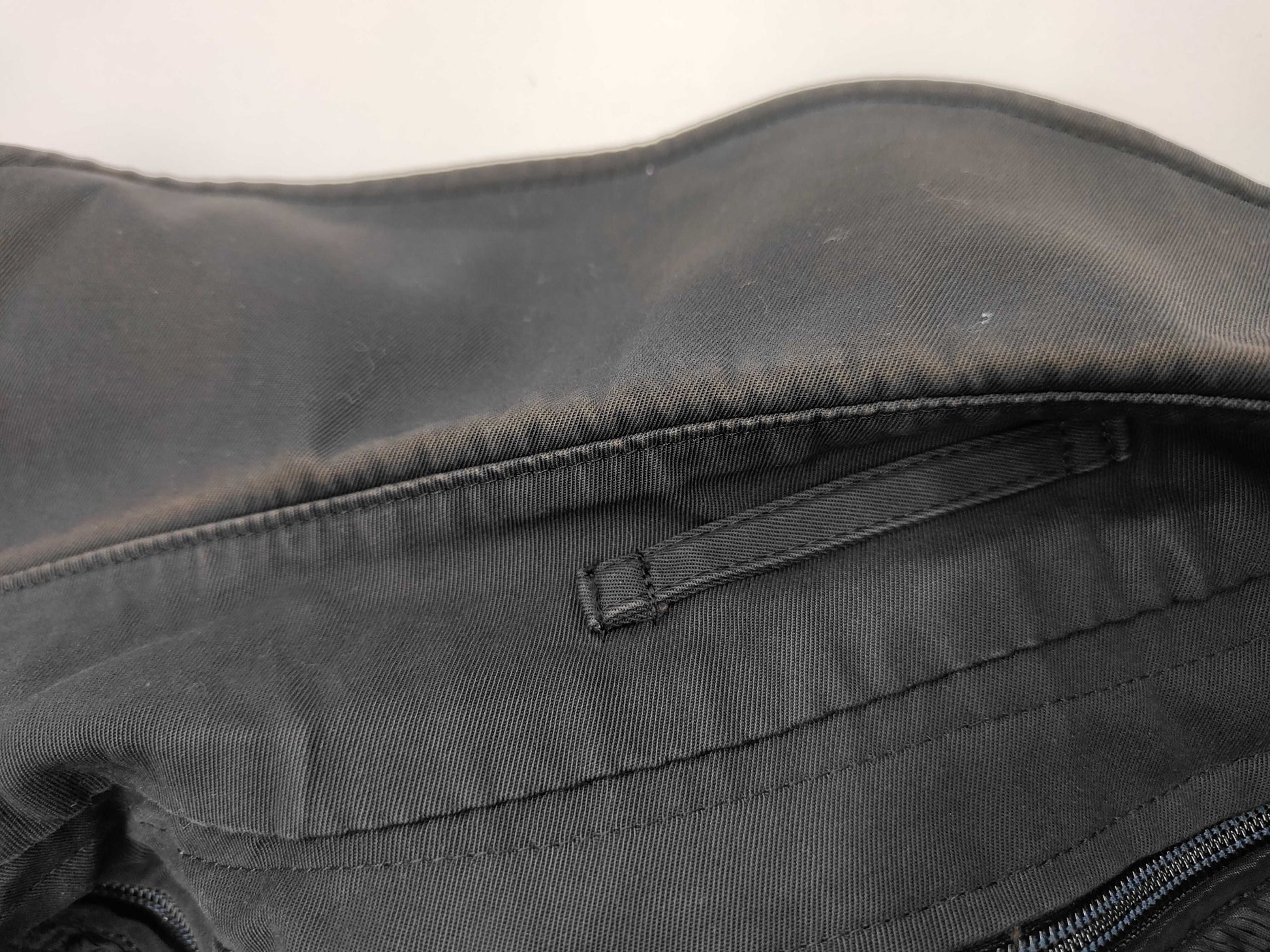 BURBERRY Check Pattern Black Trench Coat