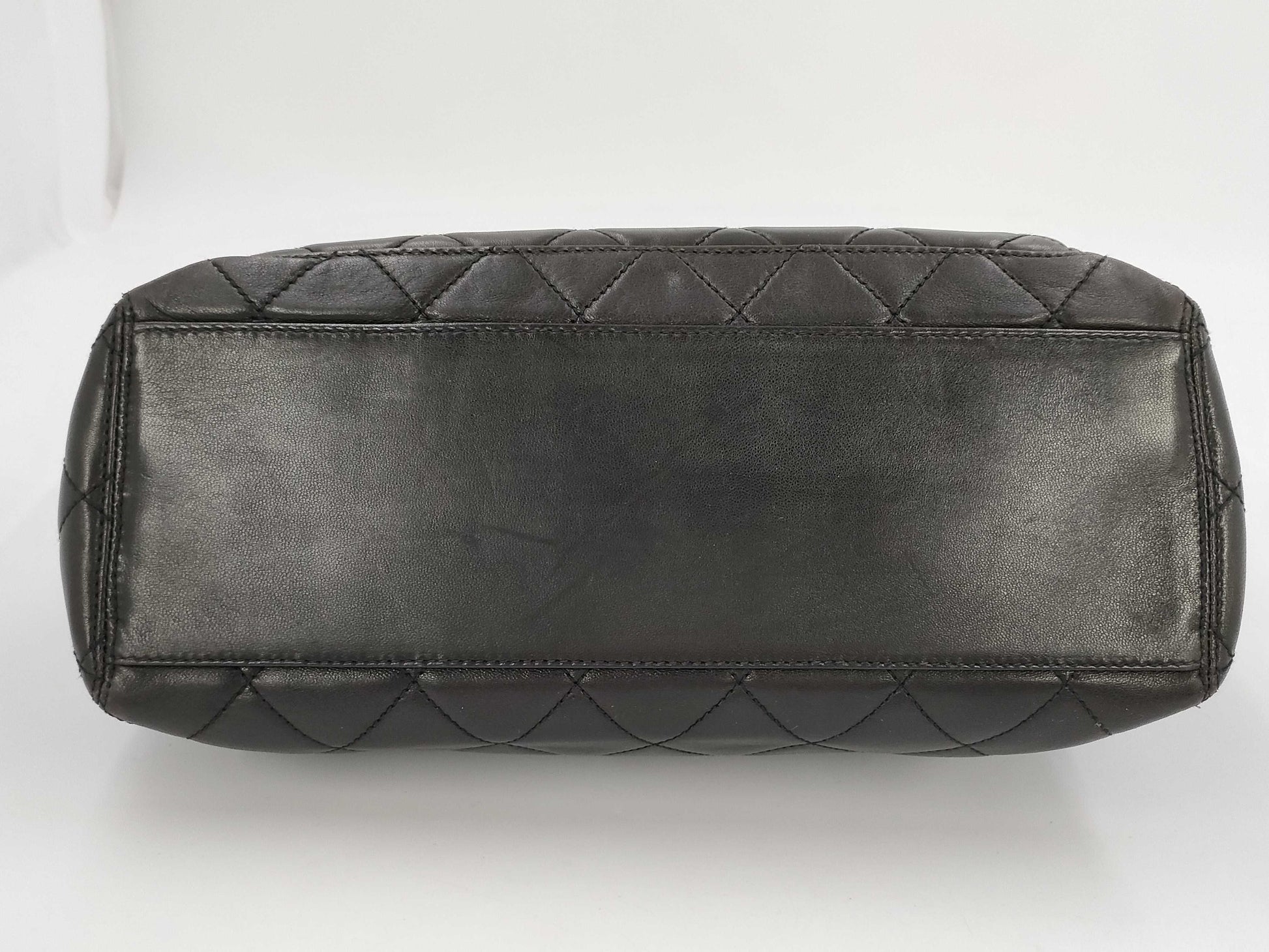 CHANEL Lambskin Turnlock Tote Bag