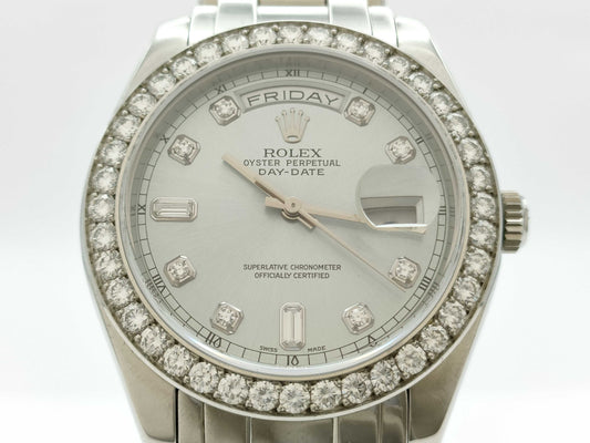 ROLEX 18946A P197025 Ice Blue Men's Watch