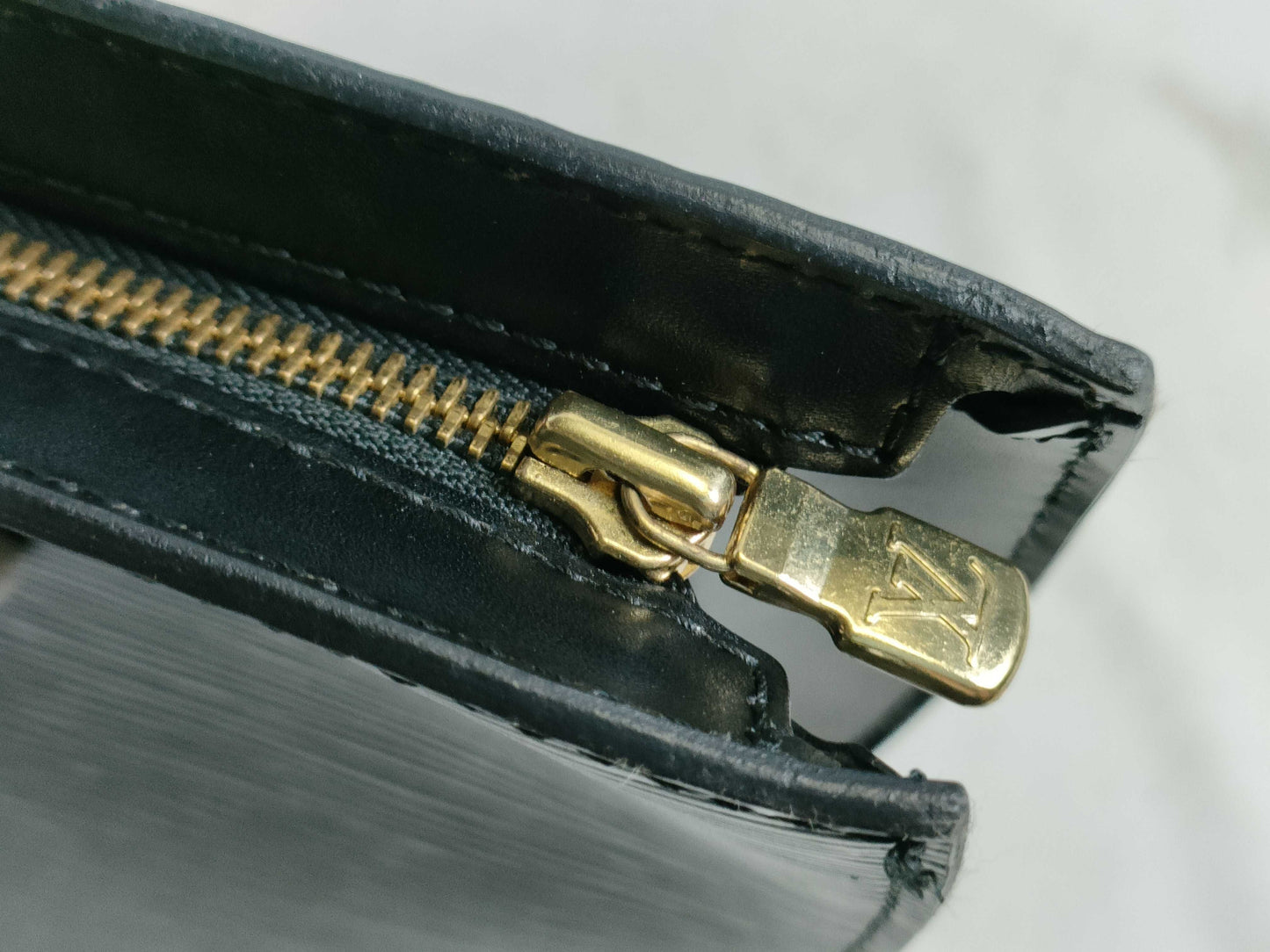 LOUIS VUITTON RFID Unverifiable VI 0956 Epi Sanjac Black Tote Bag