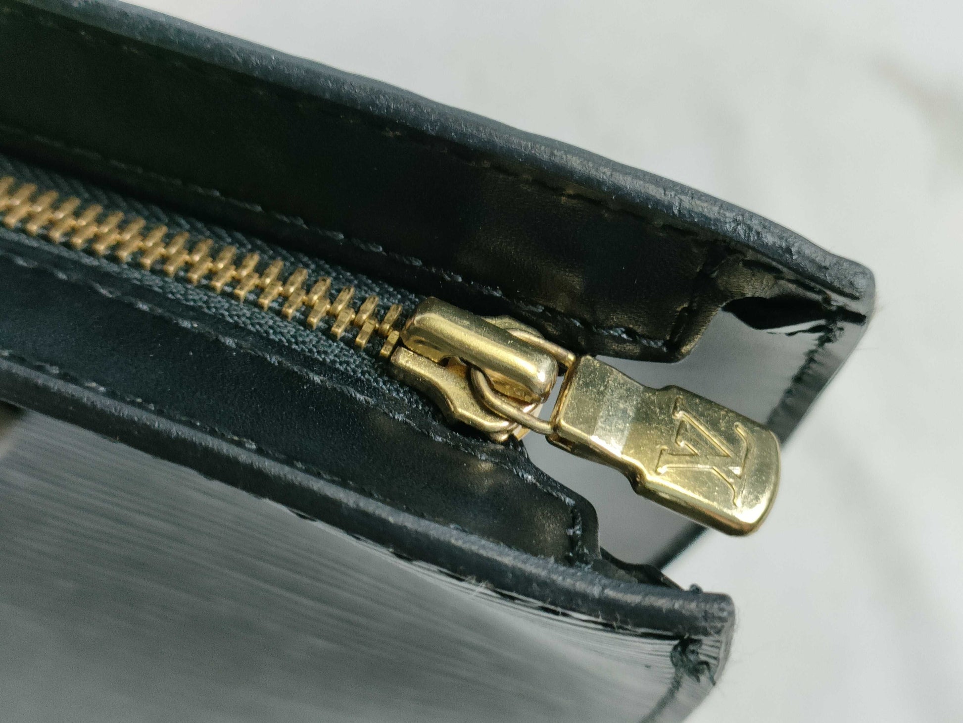 LOUIS VUITTON RFID Unverifiable VI 0956 Epi Sanjac Black Tote Bag