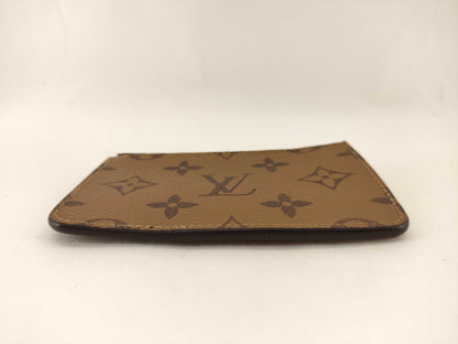 LOUIS VUITTON Monogram Reverse Porte Carte Romy Card Case M81912 Coin Case