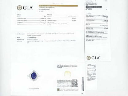 S7.07ct D0.90ct PT900 14.0g Ring 