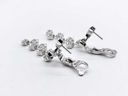 CHANEL Comet 10PD WG 750 13.9g Earrings 