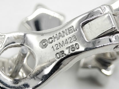 CHANEL Comet 10PD WG 750 13.9g Earrings 