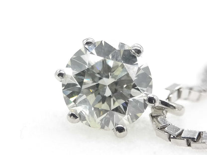 D1.124ct PT850 10.9g Necklace 