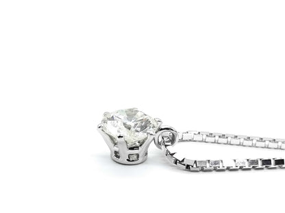 D1.124ct PT850 10.9g Necklace 