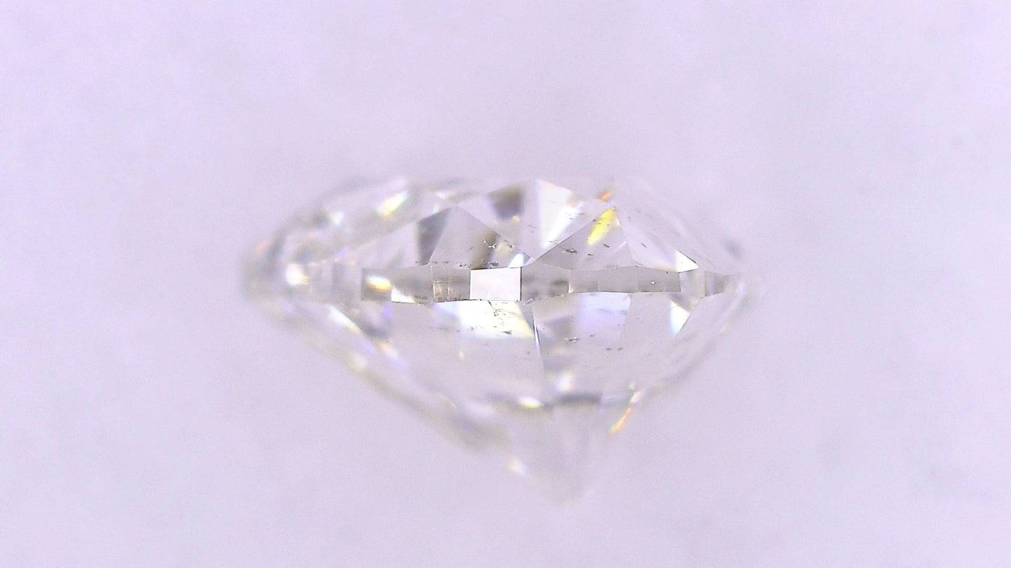 1.118ct I SI-2 ****/GD/GD FAINT NATURAL 6.13-7.44X3.96mm HS Loose Diamond