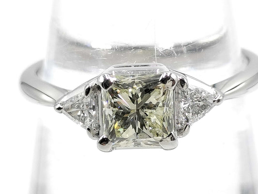D1.008ct FD0.16ct PT900 4.2g Ring 