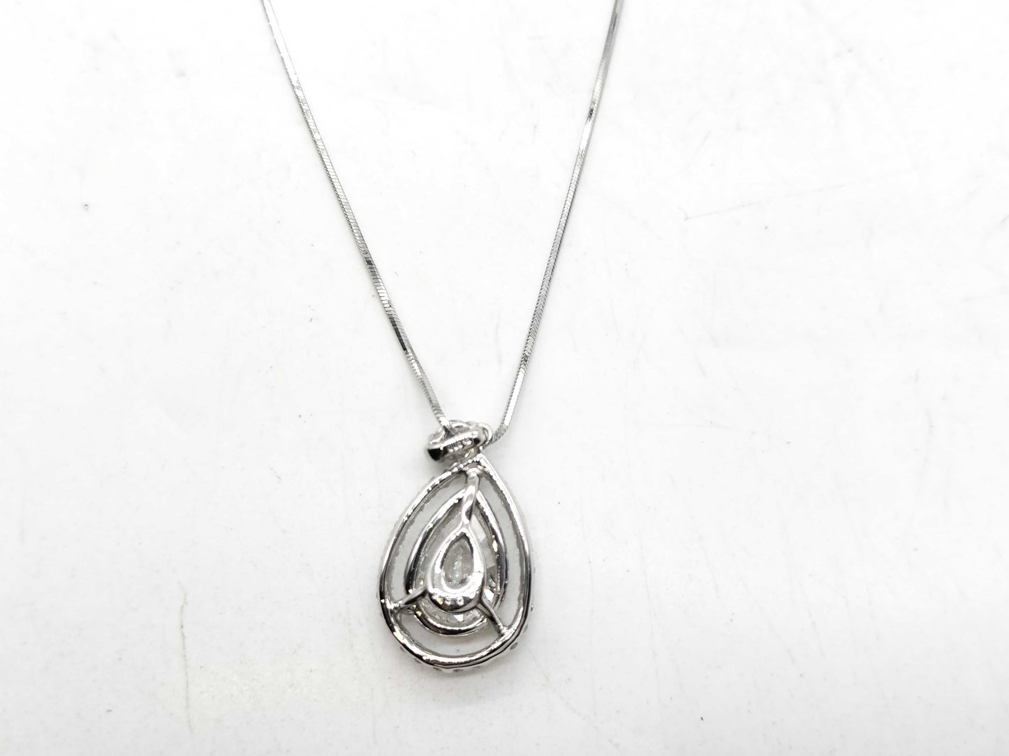 D2.028ct FD0.30ct Pt900/850 5.2g Necklace 