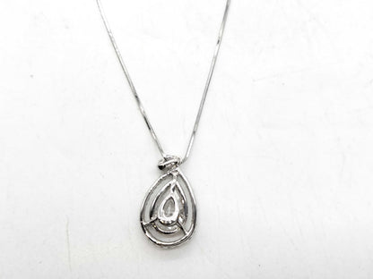 D2.028ct FD0.30ct Pt900/850 5.2g Necklace 