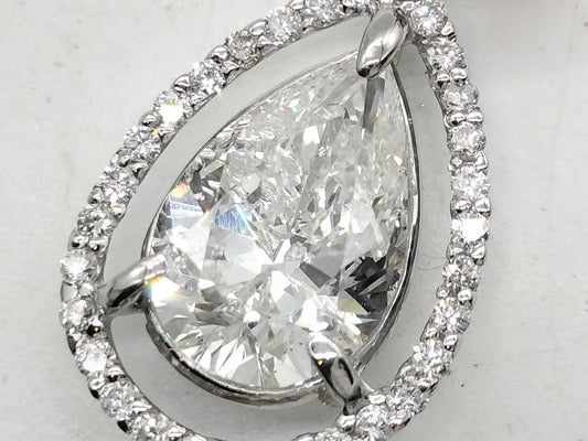 D2.028ct FD0.30ct Pt900/850 5.2g Necklace 