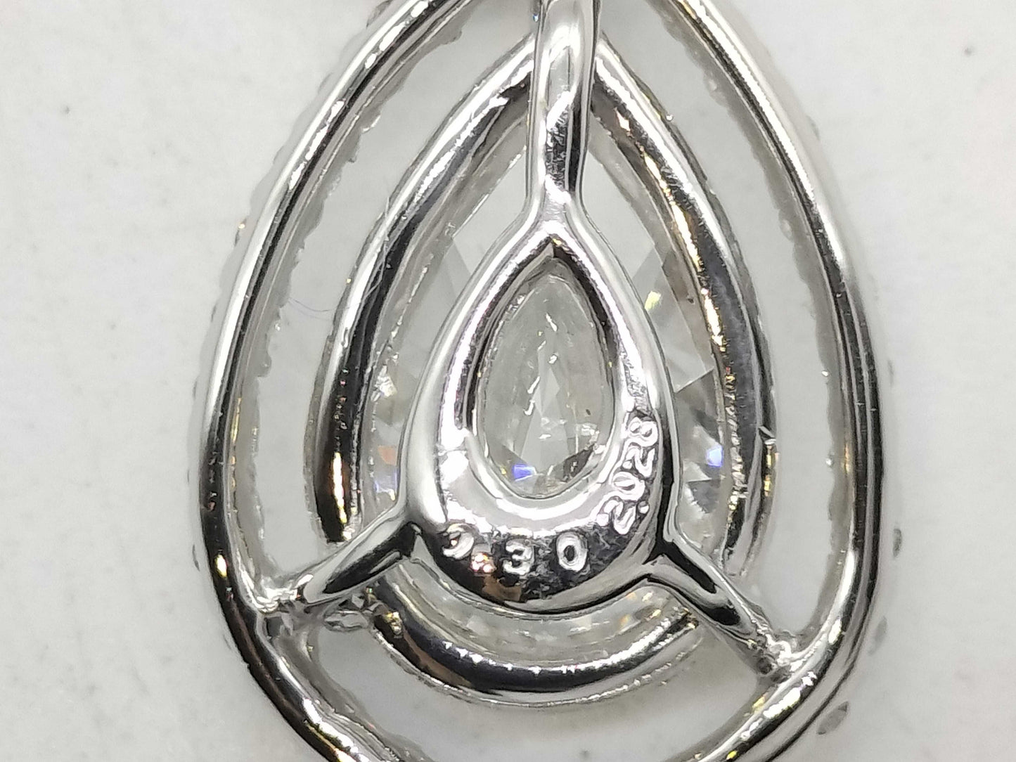 D2.028ct FD0.30ct Pt900/850 5.2g Necklace 