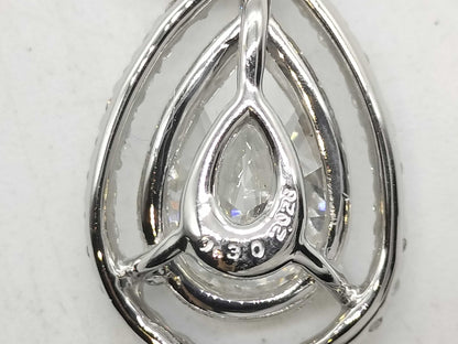D2.028ct FD0.30ct Pt900/850 5.2g Necklace 