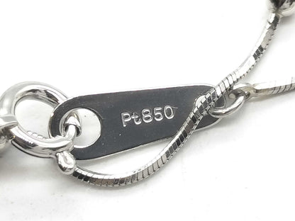 D2.028ct FD0.30ct Pt900/850 5.2g Necklace 