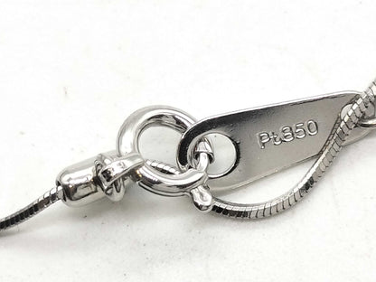 D2.028ct FD0.30ct Pt900/850 5.2g Necklace 