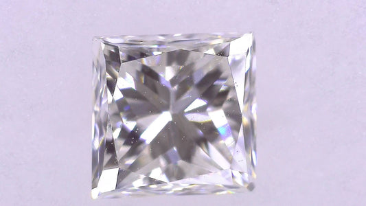 0.501ct G VS-2 ****/GD/FR NONE NATURAL 4.17-4.10X3.29mm SQ Loose Diamond