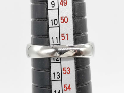 E4.36ct D0.418ct Pt900 9.3g Ring 