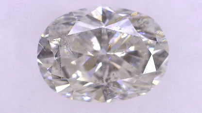 1.012ct I I-1 ****/GD/FR NONE NATURAL 7.08-5.16X3.88mm OV Loose Diamond