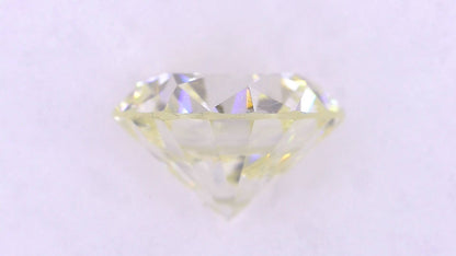1.007ct UNDER N)VERY LIGHT YELLOW SI-2 GOOD/GD/VG MEDIUM BLUE NATURAL 6.30-6.34X4.03mm Loose Diamond