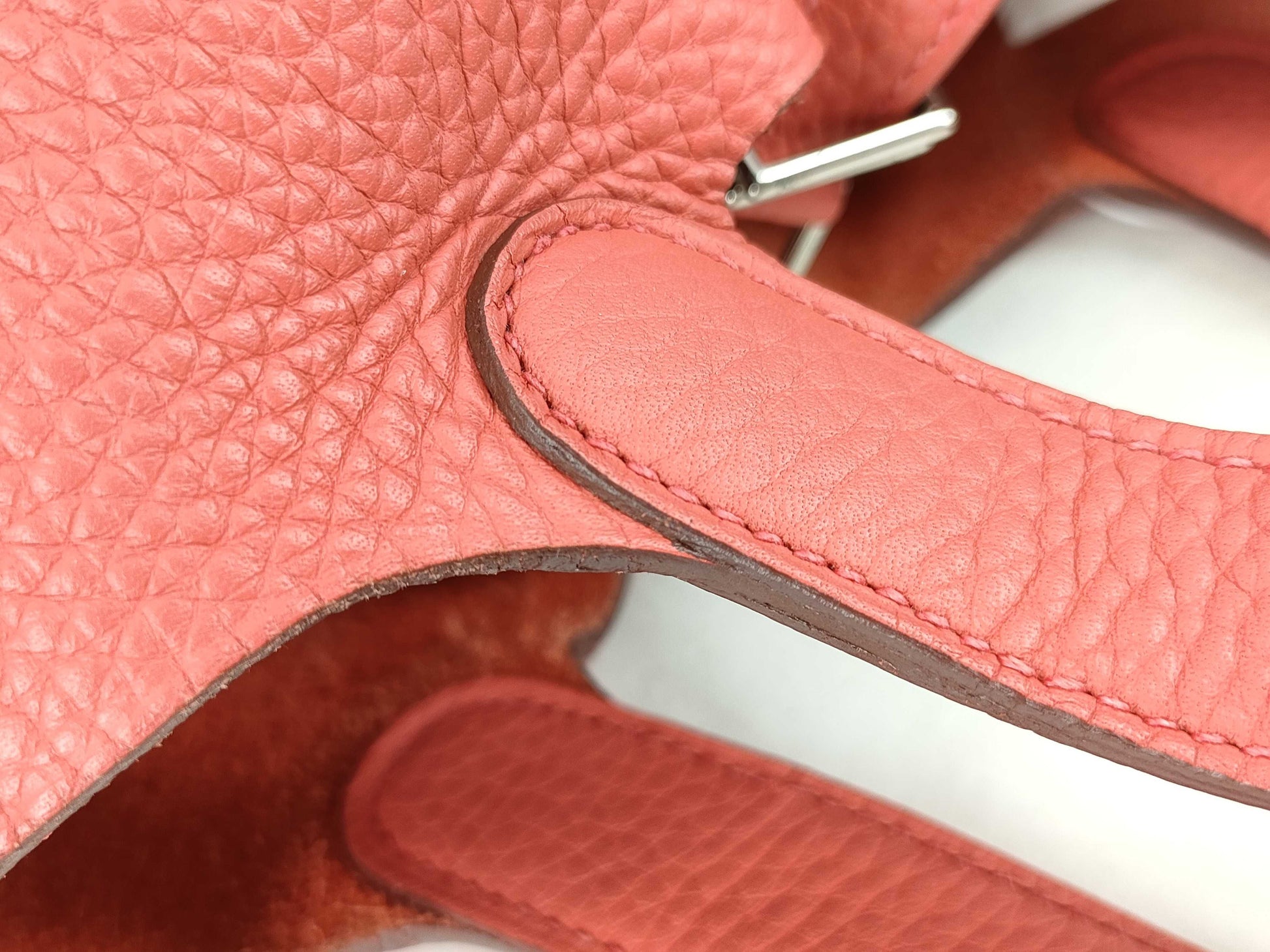 HERMES Picotin □O engraved handbag