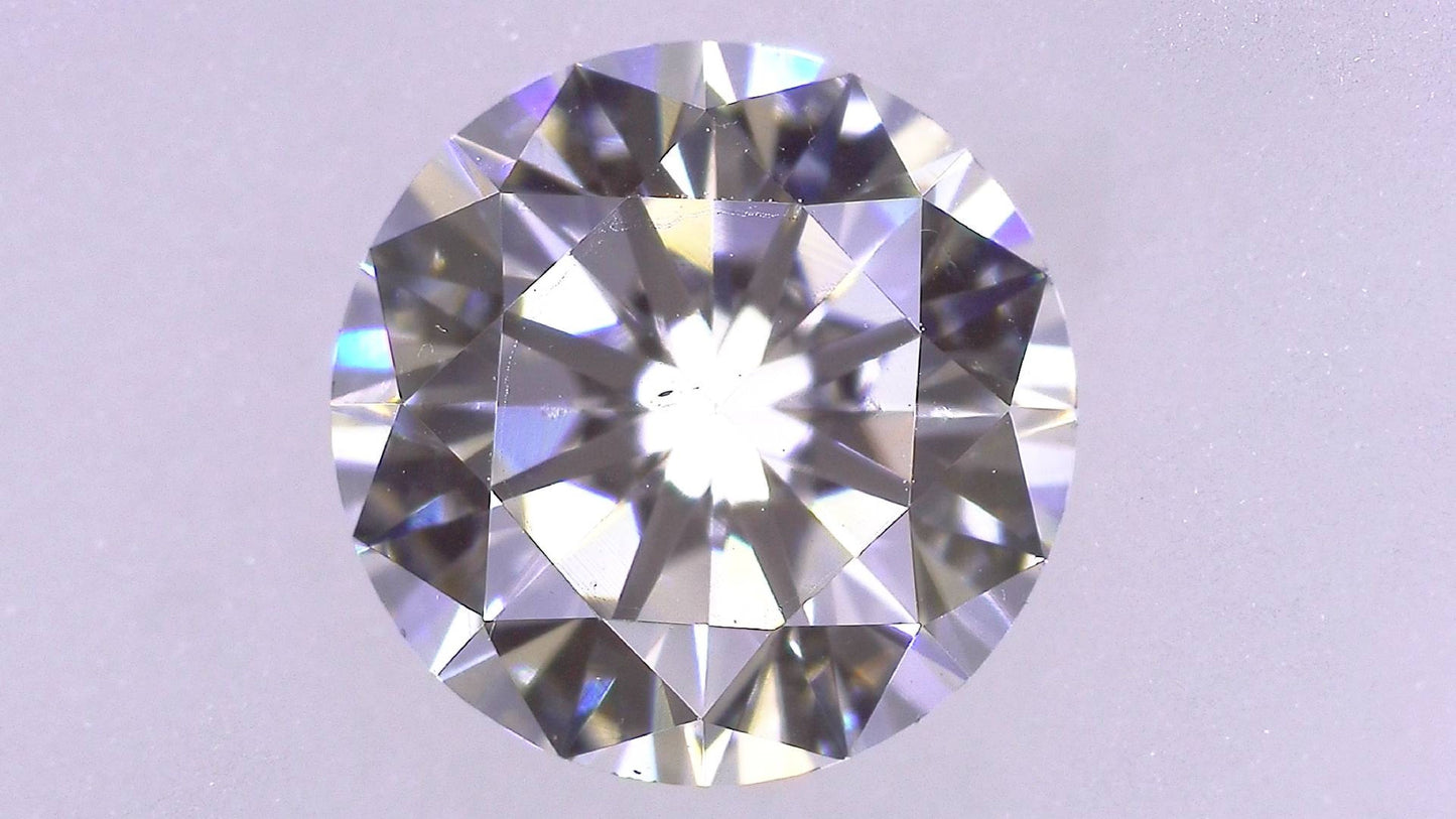 0.751ct G SI-1 VERY GOOD/GD/GD MEDIUM BLUE NATURAL 5.79-5.83X3.57mm Loose Diamond