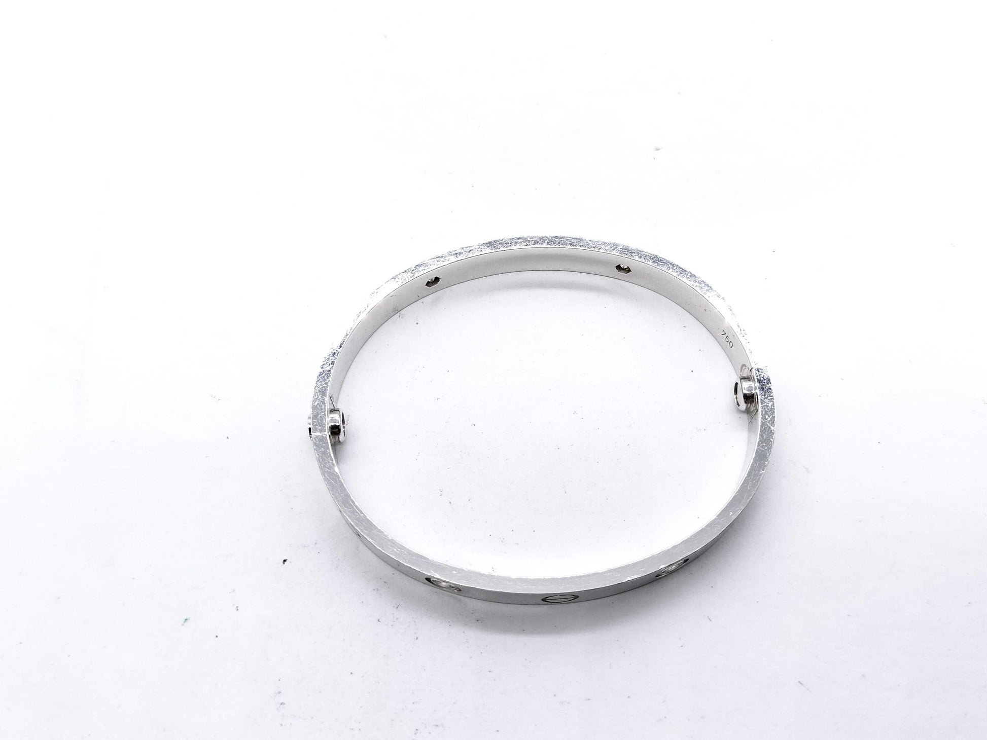 Cartier Love Bracelet #16 4PD White Gold 750 31.0g Bracelet/Bangle 
