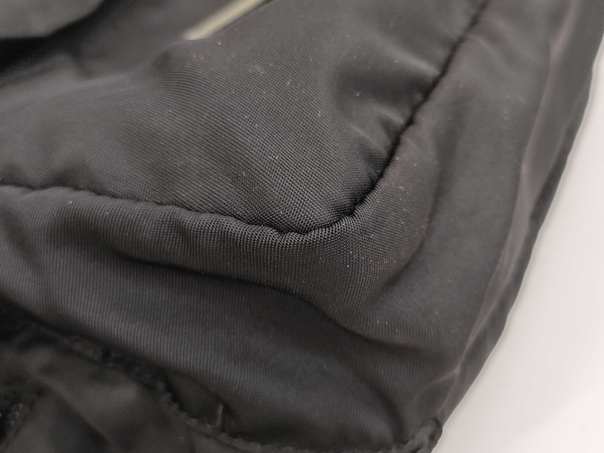 PRADA Nylon Triangle Logo Body Bag Waist Bag