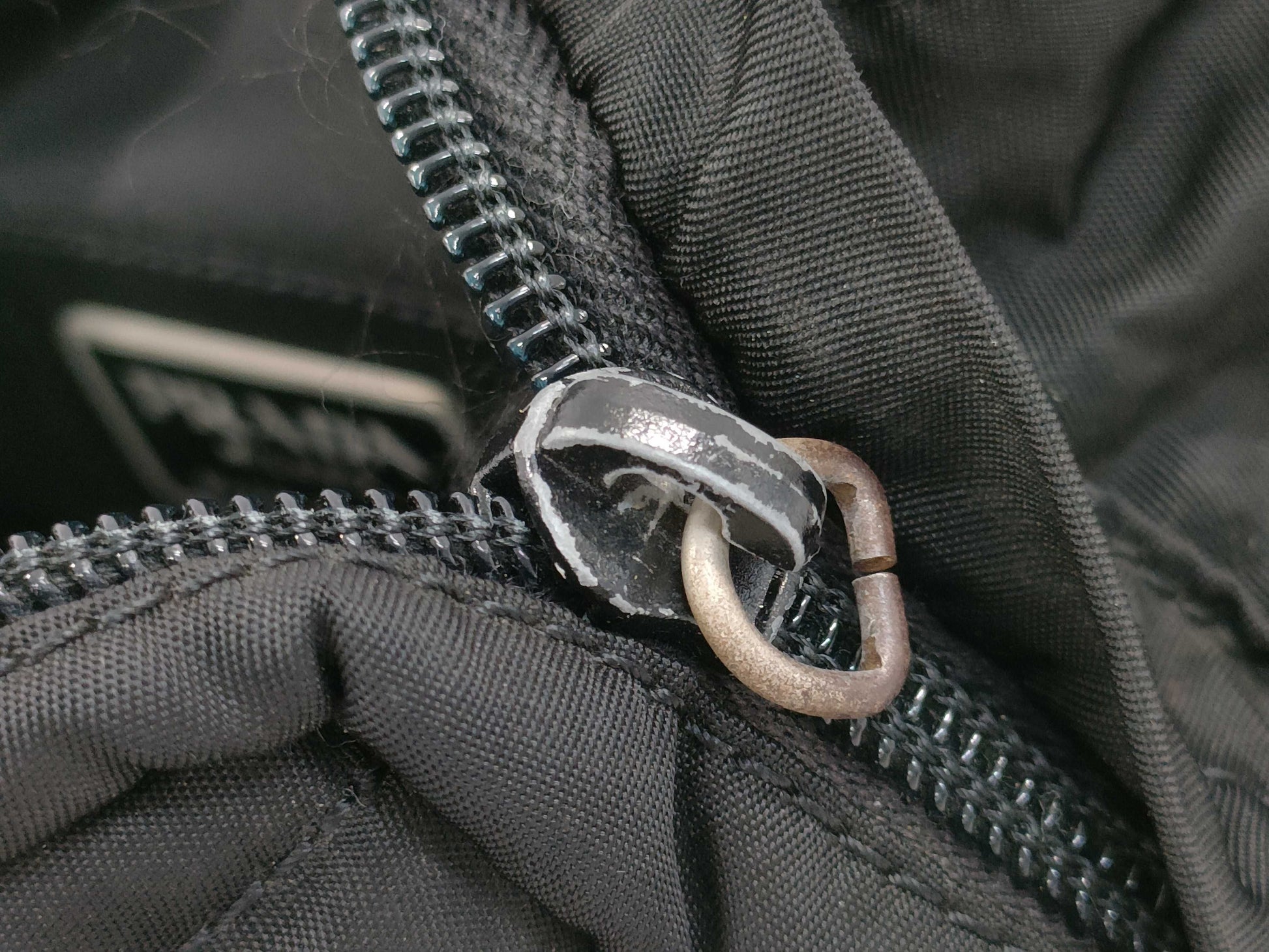 PRADA Nylon Triangle Logo Body Bag Waist Bag