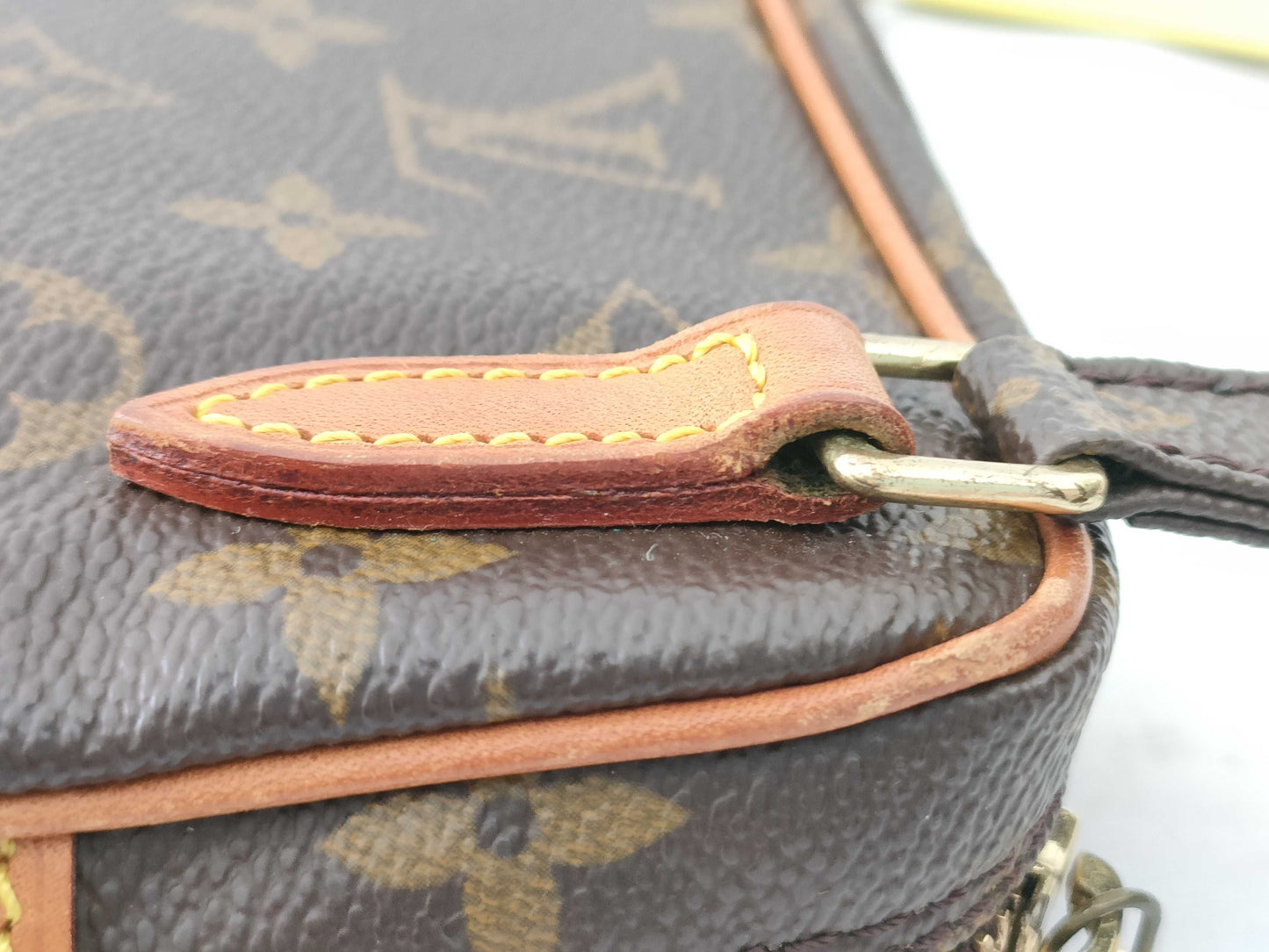 LOUIS VUITTON Monogram M51828 Pochette Marly Bantriere Shoulder Bag