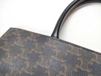CELINE Vertical Cabas Triomphe Handbag