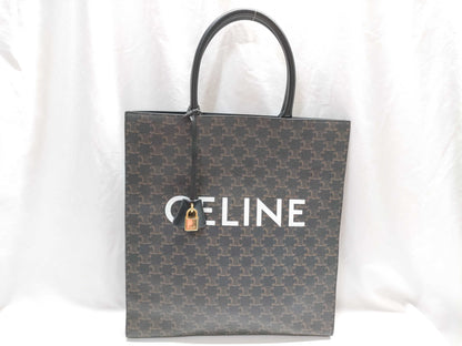 CELINE Vertical Cabas Triomphe Handbag