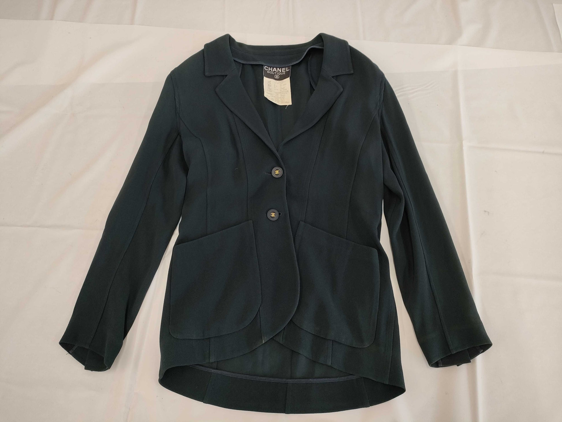 CHANEL Coco Mark Vintage Jacket P030 Size 36 Jacket