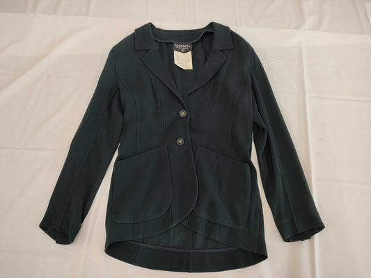 CHANEL Coco Mark Vintage Jacket P030 Size 36 Jacket