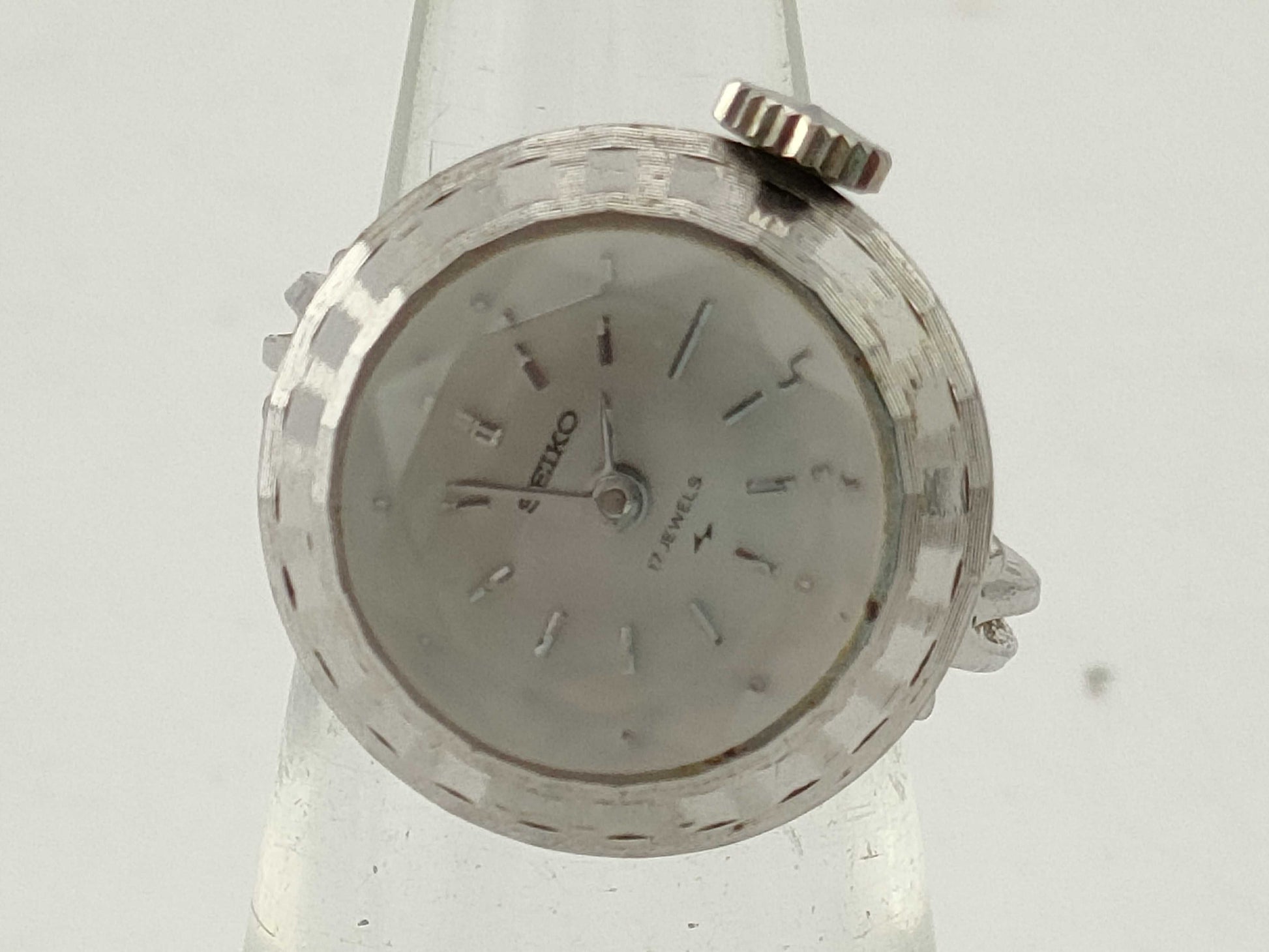 SEIKO Ring Watch 11-0290 330849 Manual Winding Non-Moving Women's Watch
