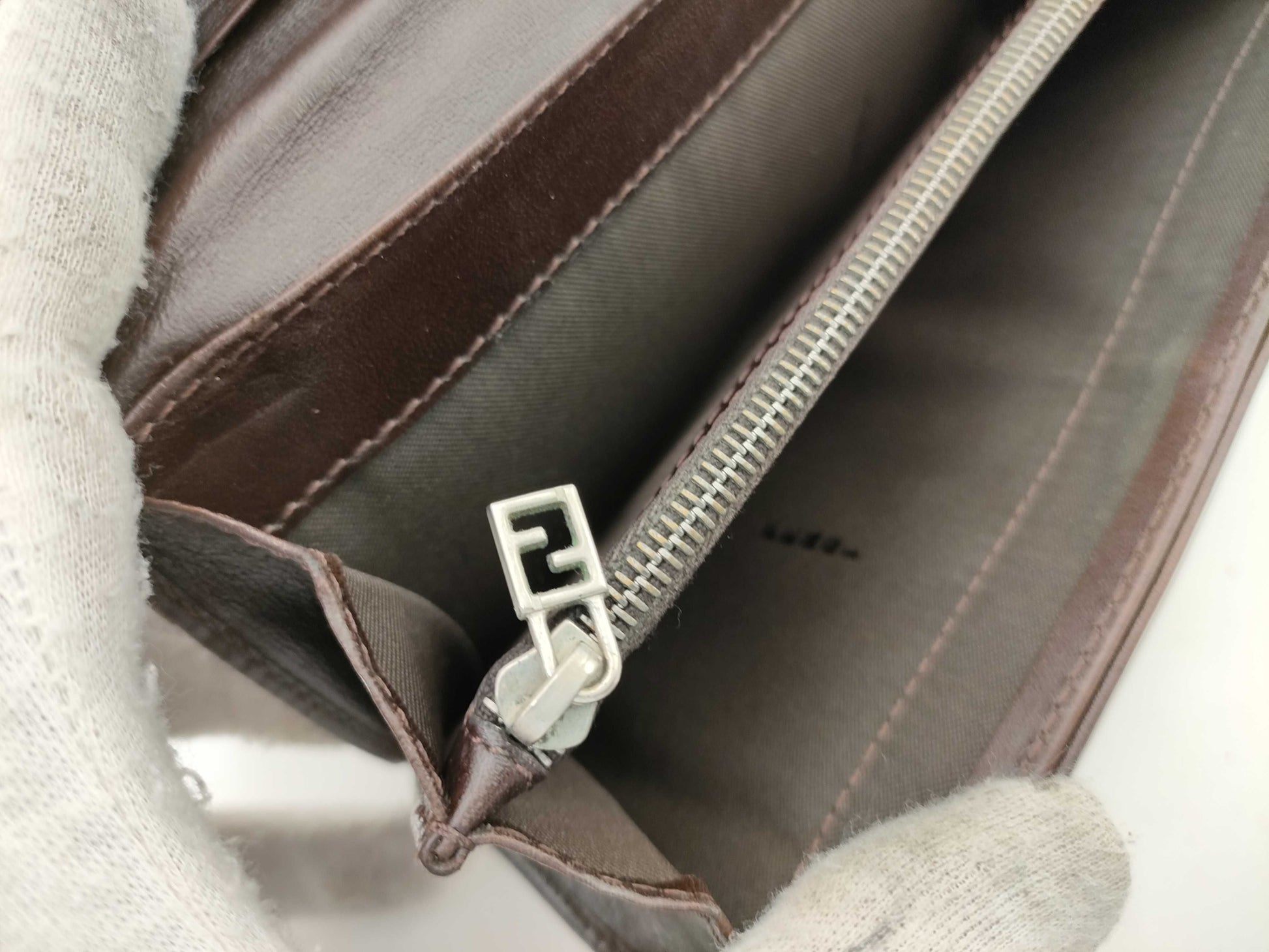 FENDI Zucca long wallet
