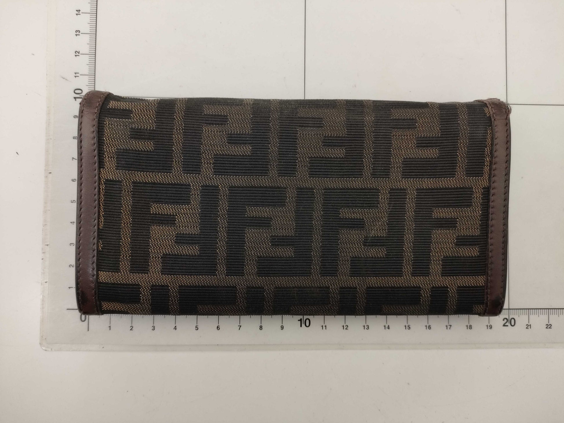 FENDI Zucca long wallet