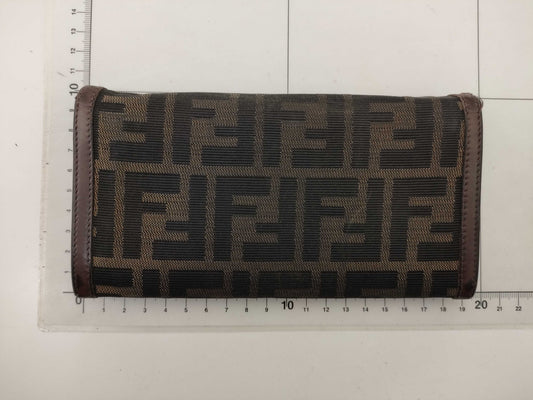 FENDI Zucca long wallet
