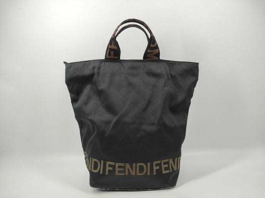 FENDI nylon bag, bottom piping condition considered, handbag