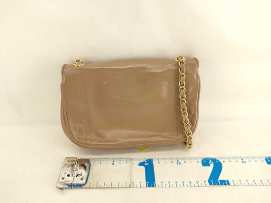CHANEL Lambskin Coco Mark Chain Bag Beige 0 Series Shoulder Bag