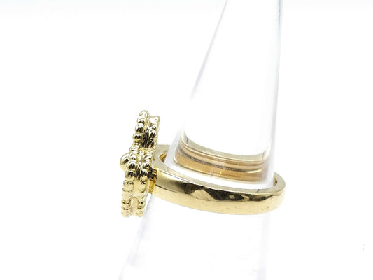 Van Cleef & Arpels Vintage Alhambra #47 Diamond Ring in Yellow Gold 750 