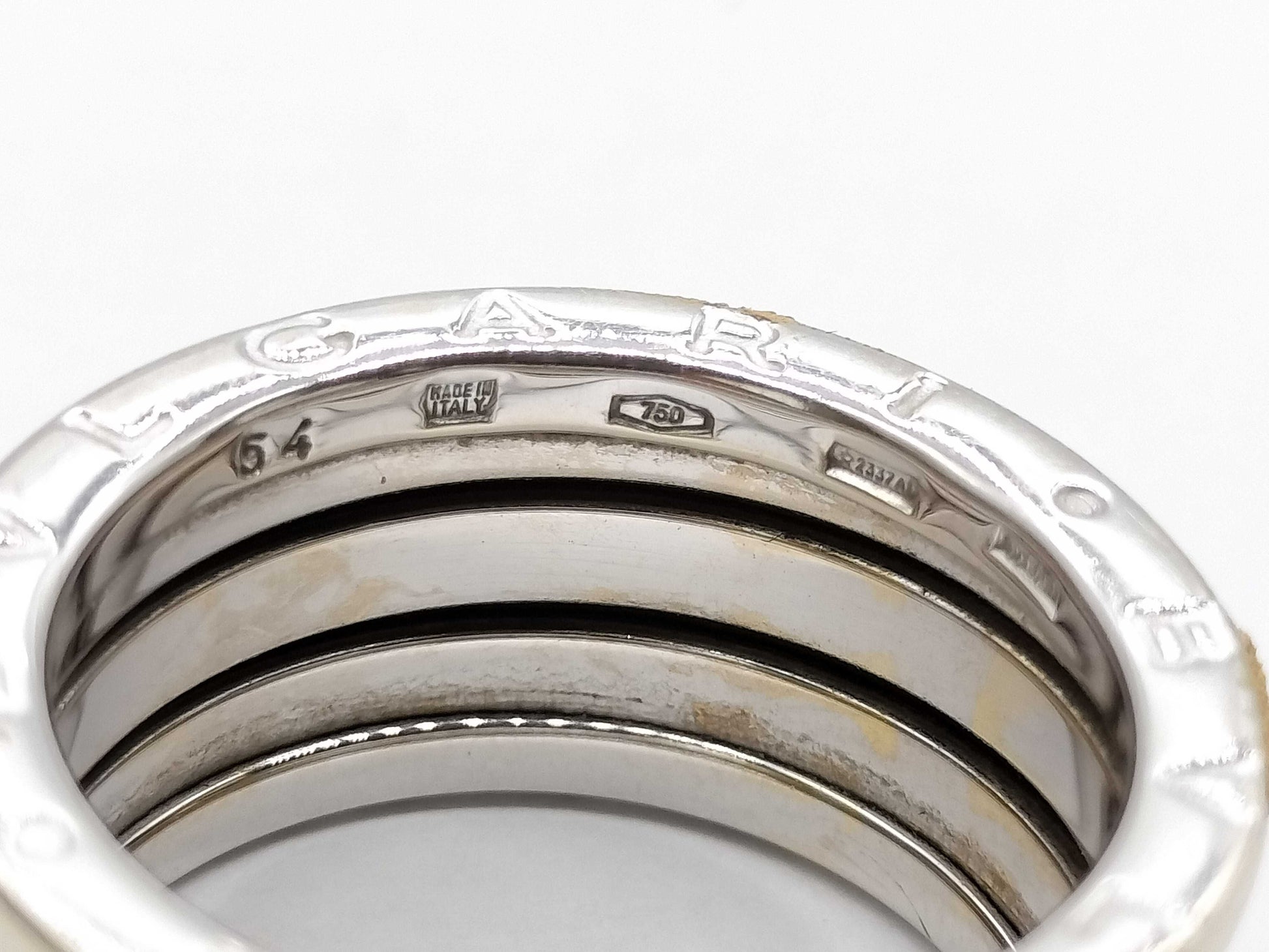 BVLGARI B.zero1 #54 WG 750 8.7g Ring 