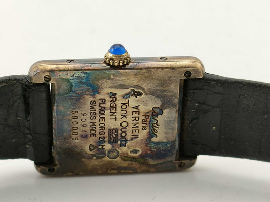 Cartier Must Tank 590005 90943 Women's Watch